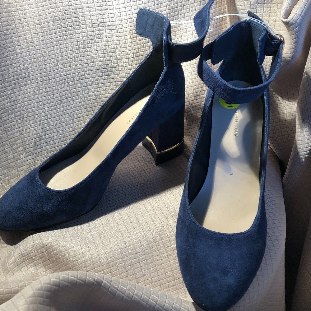 Tommy Hilfiger Morice 2 in blue suede leather